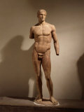 Agias, Athlete who Triumphed in Several Olympic Games, Marble, 4th century BC Classical Greek Photographic Print