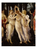 La Primavera (Spring) Detail of Three Graces, c.1475 Giclee Print