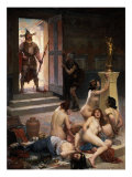 Brennus, Leader of the Senone Celts who Sacked Rome c. 390-83 BC Giclee Print by Paul Joseph Jamin