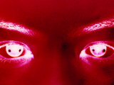 Red Eyes Open Photographic Print by Images Monsoon