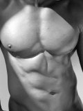 Muscular Shot of Male Chest and Stomach Photographic Print by Rob Lang