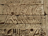 Philistines Captured by the Egyptians During Campaign by Ramesses III Photographic Print