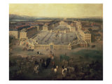Chateau of Versailles, France, seen from the Place d'Armes, 1722 Giclee Print