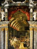 Holy Communion of Charles II, 1661-1700, King of Spain Photographic Print by Claudio Coello
