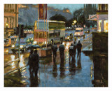 Edinburgh at Dusk Affiches par Desmond O'hagan