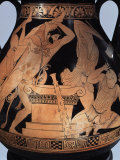 Herakles Killing Cruel King Busiris and his Egyptian Priests, c. 460 BC Classical Greek Photographic Print