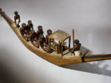 Boat, Model, Painted Wood c. 2000 BC Middle Kingdom Egyptian Photographic Print
