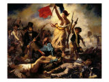 Liberty Leading the People, July 28, 1830 Giclee Print by Eugene Delacroix