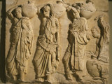 Bearers Carrying Hydria, the Parthenon Frieze (East Side), c. 442-38 BC Classical Greek Photographic Print