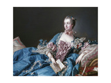 Madame de Pompadour, 1721-64, Mistress of Louis XV Reproduction procédé giclée par Francois Boucher