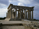 Temple of Aphaia, Early 5th century BC Doric Order, Aegina, Greece Photographic Print