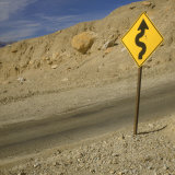 Road Sign Along Artist's Drive, Death Valley National Park, California Photographic Print by Deon Reynolds