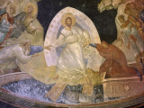 Christ Helping Adam and Eve from their Tomb, Flanked by Saint John the Baptist and Abel Photographie