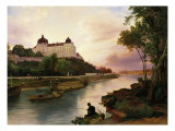 Klosterneuburg Monastery, on Danube river, Austria Giclee Print by Friedrich Loos