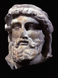 Bacchus and Ariadne, Top of Milepost, Found at the Caput Viae, 1st century AD Photographic Print