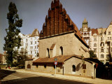 Oldest Synagogue in Europe, built 1270, Prague, Czech Republic Lámina fotográfica