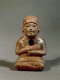 Seated Woman, Olmec Culture, from La Venta, Mexico Photographic Print