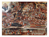 Battle of Guararapes, Brazil, 18 February 1649 Giclée-tryk Battle of Guararapes, Brazil, 18 February 1649 Giclée-tryk