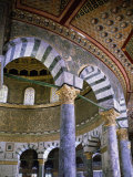 Dome of the Rock Interior, Columns Around Central Area, Temple Mount Photographic Print