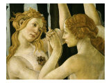 La Primavera (Spring) Detail of Two of the Three Graces c.1475 Giclee Print by Sandro Botticelli