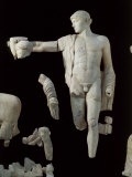 From Apollo at Battle of Centaurs and Lapiths at wedding of Pirithoos, Marble, Classical Greek Photographie