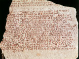 Anti-Christian Petition dated 312 AD from Peoples of Lycia and Pamphylia to the Roman Emperor Photographic Print
