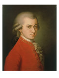 Posthumous Painting of Wolfgang Amadeus Mozart, 1756-1791 - Giclee Baskı Posthumous Painting of Wolfgang Amadeus Mozart, 1756-1791 - Giclee Baskı