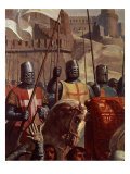 Knights, from Battle of Ascalon, 18 November 1177 Giclee Print