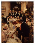 La Soir c. 1880 Giclee Print by Jean Beraud