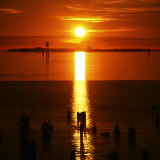 Sunset over Columbia River, Oregon, USA Photographic Print by Deon Reynolds
