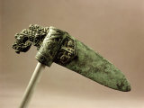 Axe Head, Bronze, Shang Dynasty (16th-11th century BC) Chinese Photographic Print