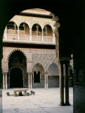 Polyfoil Arcature, Patio de las Doncellas, 14th-15th century Arab-Andalucian Architecture Photographic Print
