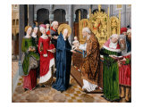 Presentation of Jesus in the Temple by Virgin Mary, from Life of Mary, 1485 Giclee Print by Aachen Master 