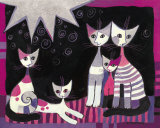 Famiglia Con Sole Print by Rosina Wachtmeister
