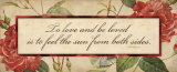 A l'amour Affiches par Stephanie Marrott