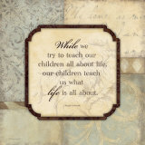 Teach Our Children Poster par Stephanie Marrott