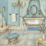 Blue Tub Poster by Kim Lewis