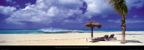 Beach with Sunloungers, Caribbean Láminas por Tom Mackie
