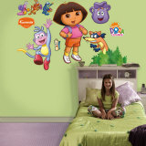 Dora, Backpack & Boots Wall Decal