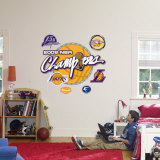 Los Angeles Lakers 2009 NBA Champions Logo Wall Decal