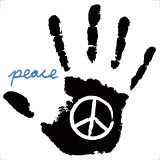 Peace Hand Posters by Louise Carey