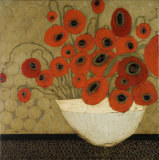 Frida's Poppies Poster par Karen Tusinski