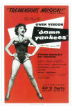 Damn Yankees, Masterprint, 1955 Broadway Show