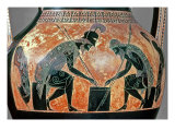 Black-Figure Amphora Depicting Ajax and Achilles, C.540 Bc Giclee Print by Exekias 