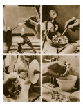 The Process of Making Coloured Glass Eye-Balls for Returning Soldiers of the First World War Giclee Print