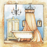 Bath In Blue I Prints by Diane Knott
