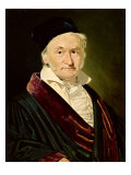 Portrait of Carl Friedrich Gauss, 1840 Giclee Print by Christian-albrecht Jensen