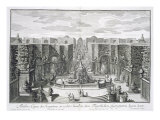 German Watergarden, from 'Furstlicher Baumeister', engraved by Karl Remshard Giclee Print by Paul Decker