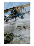 Spads Patrolling, 1918 reproduction procédé giclée par Francois Flameng