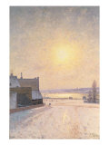 Sun and Snow, Scene from Stockholm Giclee Print by Per Ekstrom
